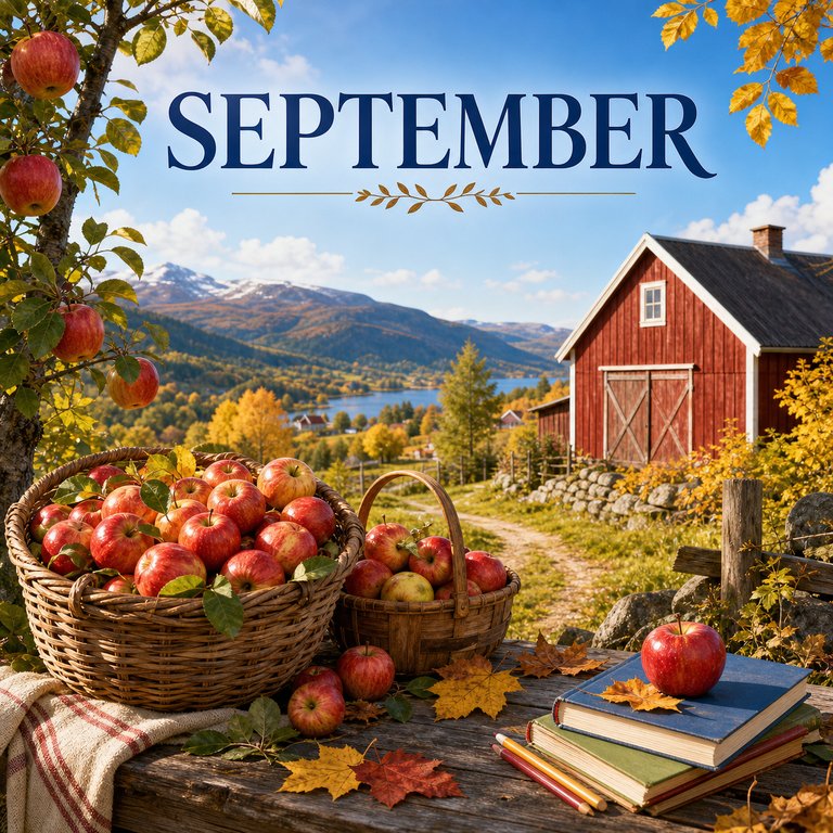Illustrasjon til Månedens kryssord - September 2026
