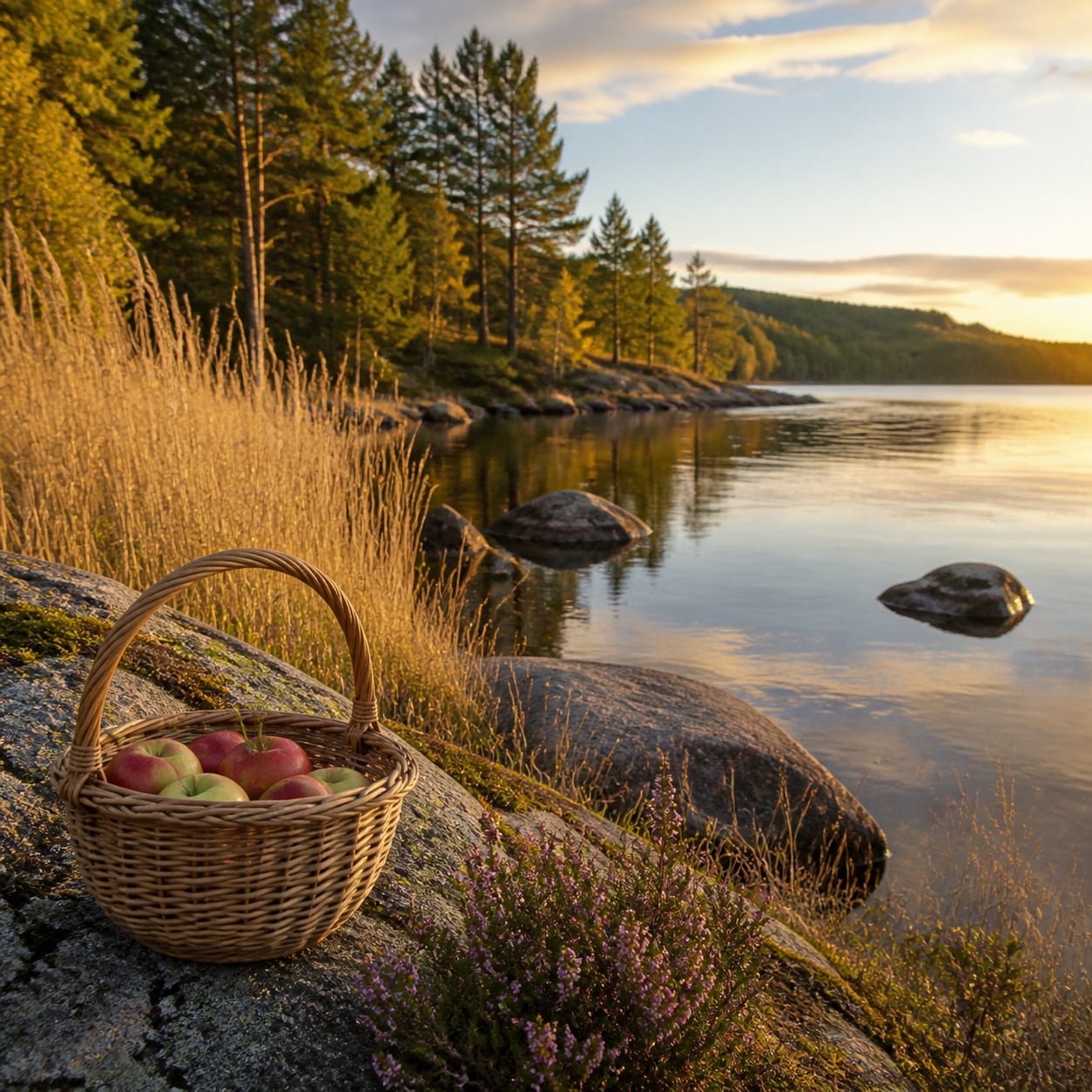 Sensommer ved vannet
